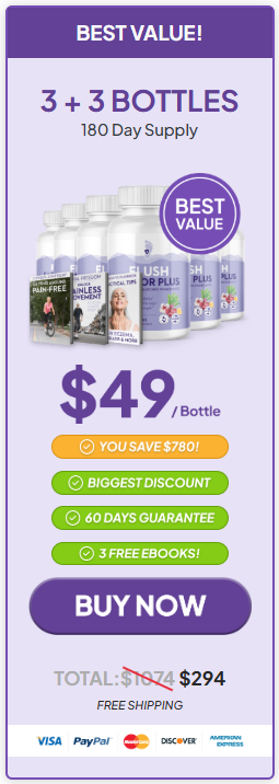 Best value pack featuring 6 bottles of Flush Factor Plus with maximum savings and free shipping.